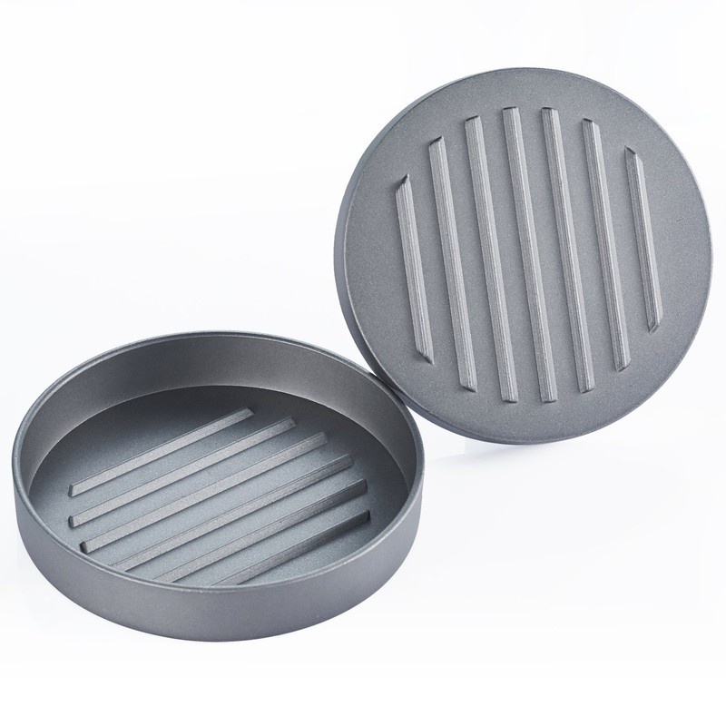 GWHOLE Burger Press with 100PCS Wax Papers Set Non-Stick Patty