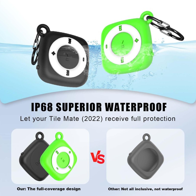 [2 Pack] Silicon Case for Tile Mate 2022 Tracker with