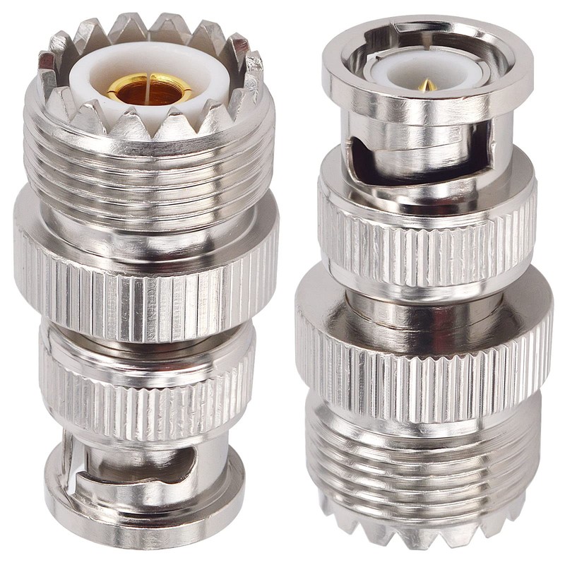 leeyovk BNC M Conversion Connector BNC Male to M Female