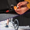 Isibell Cover for Bicycle Trailer, Lockable, Universal, Reflective, 2 Seater,