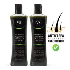 2 Pack Shampoo Alquitran & Creolina (caspa Ceborrea) Champu