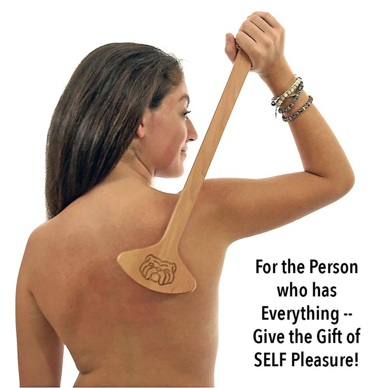 The Bulldog Back Scratcher, The Original Brush Skin Stimulator for