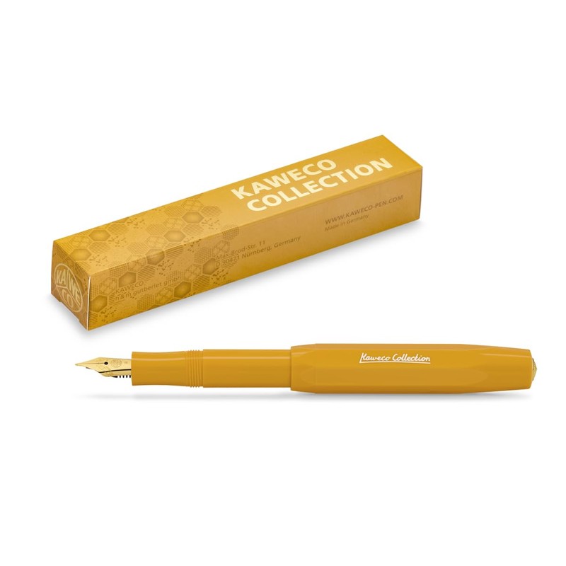 Kaweco 11000392 Fountain Pen, BB, Extra Bold Collection, Honey