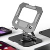 Hbluefat Metal Tablet Stand, Adjustable 360° Rotation Tablet Holder Compatible