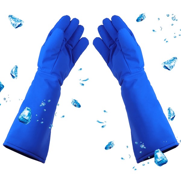 Cryogenic Gloves Low Temperature Liquid Nitrogen Protective Cowhide Gloves Resistance