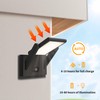 Solar Outdoor Motion Sensor Wall Light, LED Modern Exterior Lights