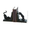 Deco 79 Polystone Cats Bookends, Set of 2 7"H, 6"W,