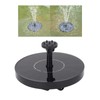 Solar Fountain Low Noise Multi Nozzles Waterproof Floating Fountain for