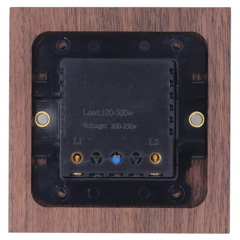 Dimmer Switch with Brass Button, Rotary Dimmer Switch with Black