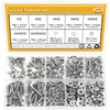 385 Pieces M4 Machine Screws Nuts Washers Set, Sutemribor M4