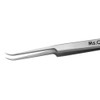 Ms.Queen Eyelash Extension Tweezers,Professional Curved Pointed Isolation Tweezers for Classic