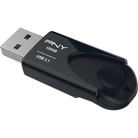 PNY USB Flash Drive Attaché 4 3.1 128GB, Black