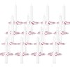 100 - Pack White Church Service Candles with 3 -