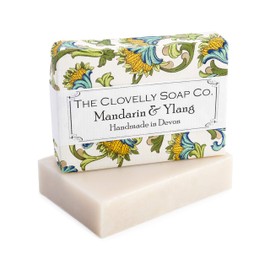 Clovelly Soap Co Natural Handmade Mandarin & Ylang Soap Bar for all Skin Types 100g
