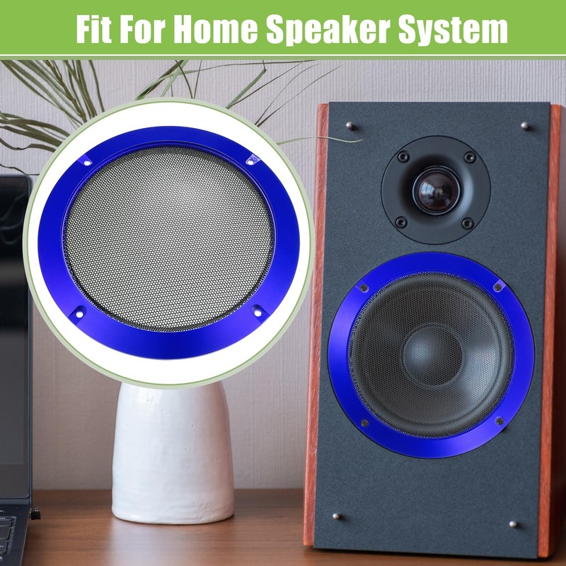A ABSOPRO 6.5 Inch Car Speaker Grille Cover with Screws