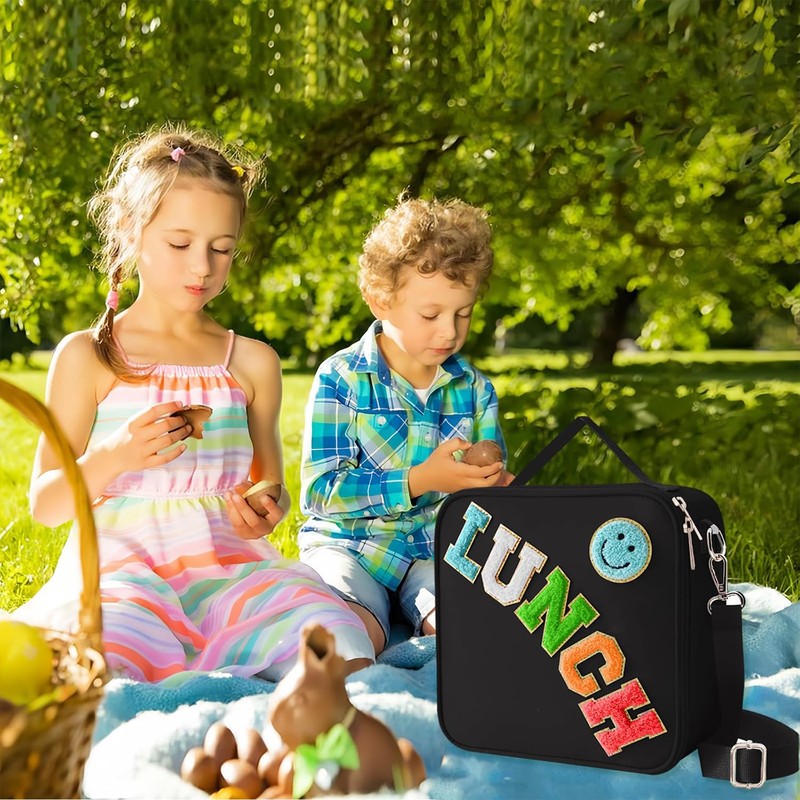 Bolsa De Almuerzo Sonriente,Bolsa De Almuerzo Con Correa Para El