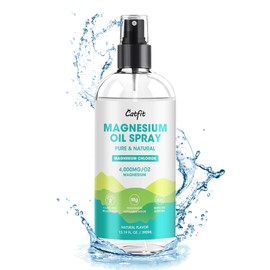 Magnesium Oil Spray - Pure & Natural Chloride Oil - Topical Magnesium Spray for Feet and Sleep, Soothing Muscles, Mood Support - High Absorption -390ml(13.19 Oz)