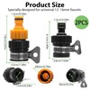 2pcs Hose Tap Connector for Hose and Pipe Universal Tap