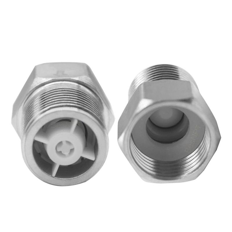 BesNPT Stainless Steel 1/2" Female to 1/2" Male Check Valve