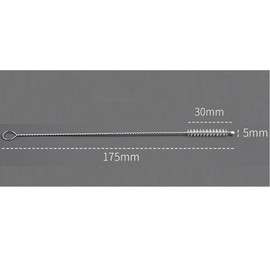 Straw Brushes, Pack of 15 Straw Cleaning Brushes, Stainless Steel Straw Brush, Test Tube Brush, Straw Brush, Pipe Cleaning Nipple Bottle Brush