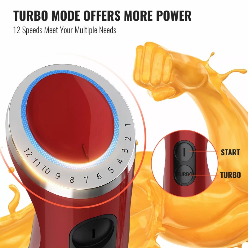 KOIOS Immersion Blender Handheld with Mixer Chopper Processor Electric 5-in-1