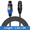 Poyiccot Speakon to XLR Conversion Cable, 18 AWG 2 Wire