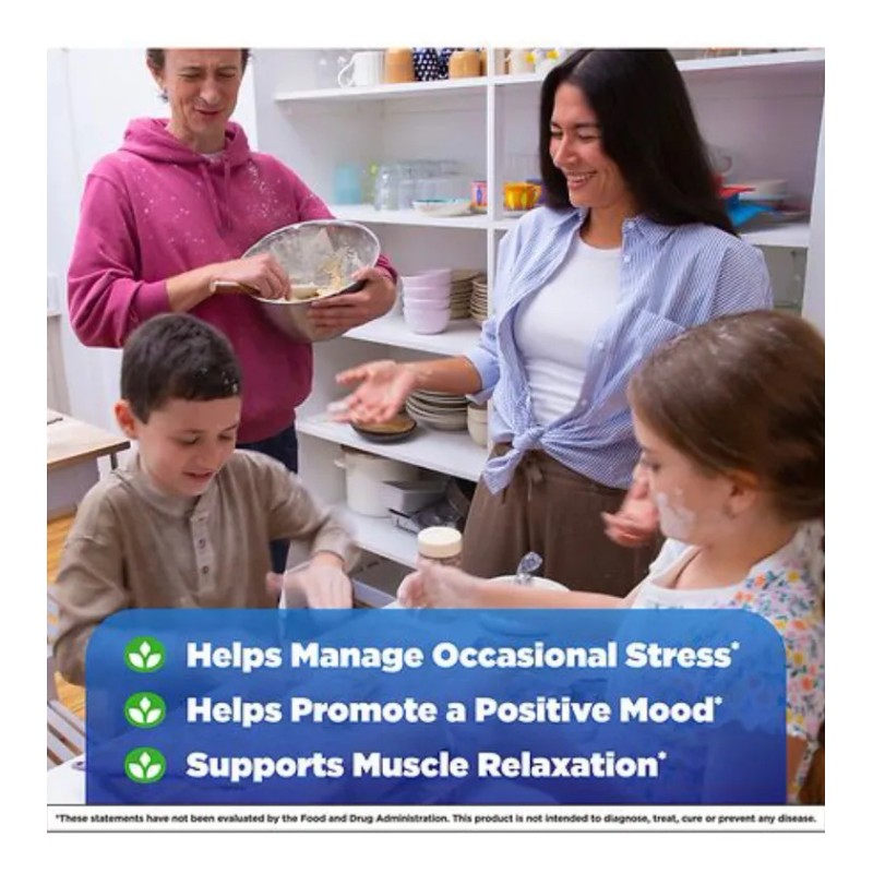 Natrol Mood Stress Citrato de Magnesio 330mg, Suplemento diettico para