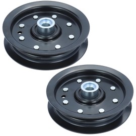 BOSFLAG 2 Pack 605512 Pulley Replaces Hustler Raptor Pulley 603986 Pulley Hustler 603986 Idler Pulley 605512 Hustler Deck Pulley Hustler 605512 Idler Pulley Hustler 605512 4" Idler Pulley