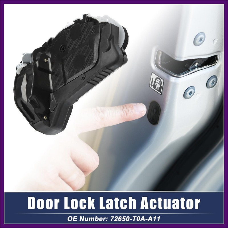 FUELHOOD Rear Left Door Lock Latch Actuator Replacement Fit for