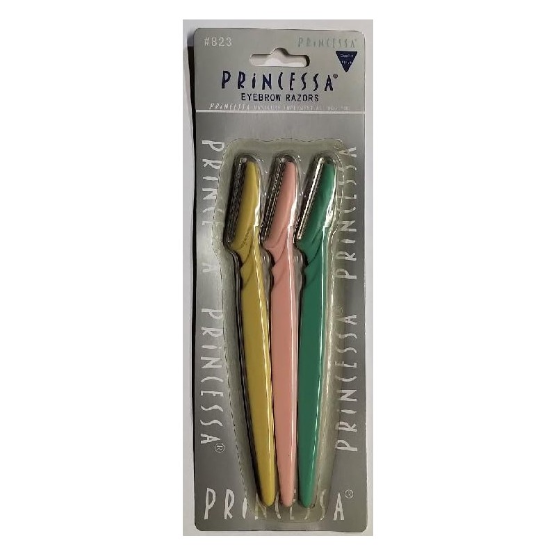 Princessa Eyebrow Razor Face Hair Removal Safety Razors Trimmer Set