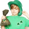 500Pcs St. Patrick's Day Stickers Green Shamrock Clover Stickers Roll
