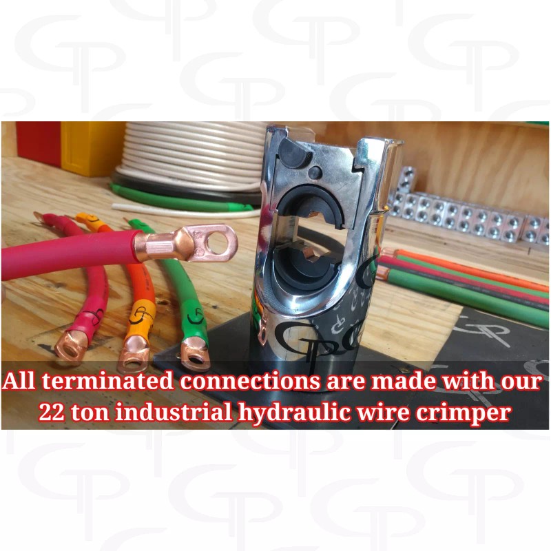 GP Car Audio Big 3 UPGRADE wiring Kit OFHC COPPER