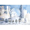Ganz 1.5" Miniature Glittered Snowman Figurines - Set of 4