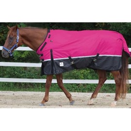 Rugged Ride Reflect 1200 Denier Heavyweight Turnout - Adjustable Neck - Reflective Stripe - 300 Grams Fill