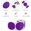 Round Stickers Purple 90 mm Circle Labels Colour Coding Dot