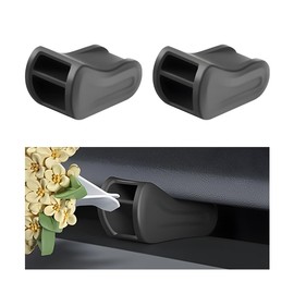 Norkmdi Car Air Vent Adapters, 2PCS Silicone Mini Plug-in Vehicle Air Conditioning Outlet Converter Clip, Automotive Replacement Accessories, Compatible with 2017-2023 Model 3 & 2020-2025 Y