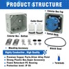20A Rotary Changeover Switch with Box, 660V 4 Position 2