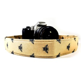 Unbranded Bees Camera Strap-Honey Bee Camera Strap -Double Padded Comfortable Camera