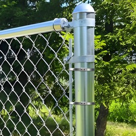 TOMSHUB 100 Pcs Metal Zip Ties 11.8 inch 304 Stainless Steel Zip Ties Heavy Duty Outdoor Multi-purpose Self-locking Cable Ties for Exhaust Wrap, Chain Link Fence, Wire Fence Rolls, Poultry Fence