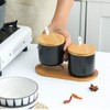 OnePine 260 ml / 9 oz Ceramic Spice Jars Salt