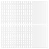 200 Pcs Poly Pockets A4 Folder,Clear Plastic Wallets A4 Punched