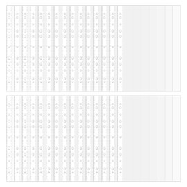 200 Pcs Poly Pockets A4 Folder,Clear Plastic Wallets A4 Punched Pockets,Plastic Wallets A4 Punched Pockets,Polypockets Clear A4,Punched Pockets A4,a4 Plastic Sleeves(Size:11.89x9.17inch)