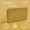 Baur Women's Genuine Leather Wallet with RFID Protection, Large Wallet,