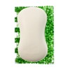 KUHPLOVE Soap Dish Rectangular Self Draining Holder with Natural Green