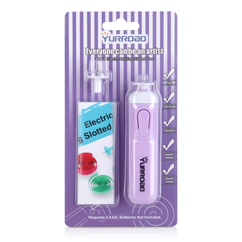YURROAD 2 in 1 Quilling Tool Electric Quilling Pen Automatic