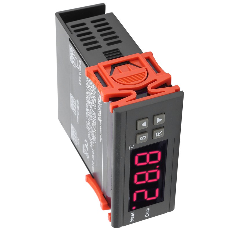 Electronic Digital Display Thermostat Double Output Temperature Controller for Floor