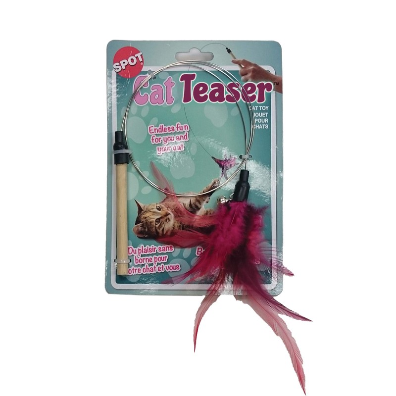 SPOT Ethical Pets Teaser Wand Cat Toy, 44", Assorted, Model
