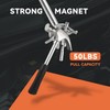 LOZAGU 2-Piece Extra Strong Telescoping Magnetic Pickup Tool with 50lb