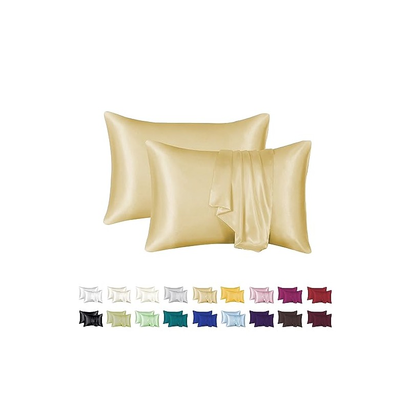 Luxurious Silky Satin Pillowcase for Hair and Skin - Set