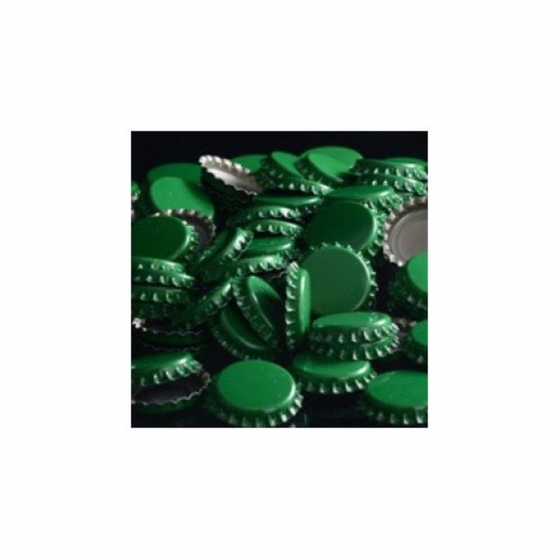 Green Oxygen Absorbing Crown Bottle Caps for Homebrewing 144 Count